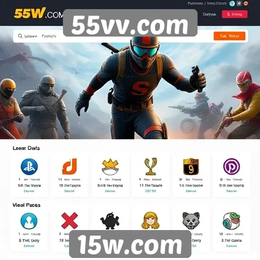 Funcionalidades oferecidas pelo site 55vv.com
